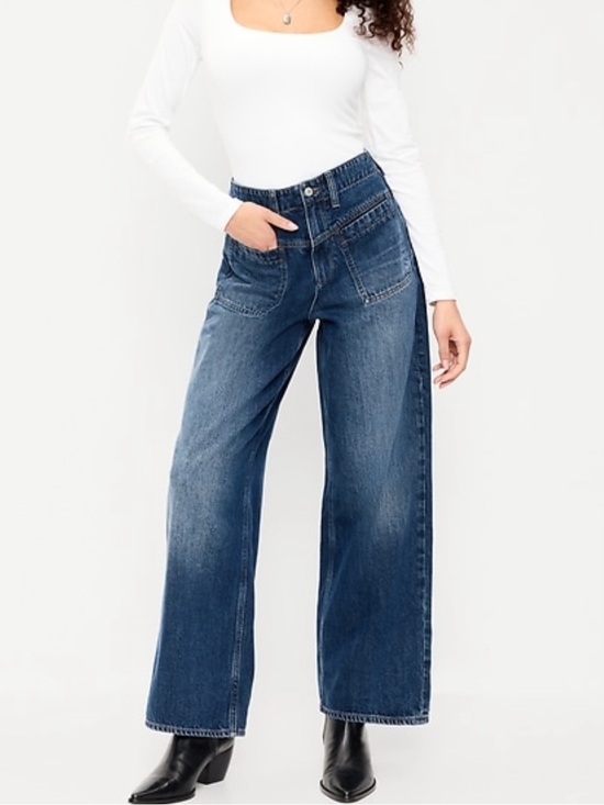 Old Navy Denim - High-Waisted Baggy Wide-Leg
Jeans - old navy